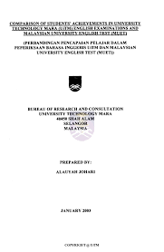 Pokok ketum, juga dikenali sebagai pokok biak (bahasa inggeris: Pdf Comparison Of Students Achievements In University Technology Mara Uitm English Examinations And Malaysian University English Test Muet Alauyah Johari Academia Edu
