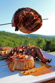 Grilled Stuffed Flank Steak Is A Juicy Steak Rolled Into A Pinwheel With Rich Garlicky Italian Meat Cheese And Herbs On Italian Meats Steak Rolls Flank Steak