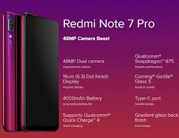 Xiaomi Redmi Note 7 Pro 4G Smartphone ...