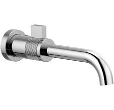 When you google wall mount faucet it's always a vessel sink. Wall Mounted Bathroom Faucets At Faucet Com