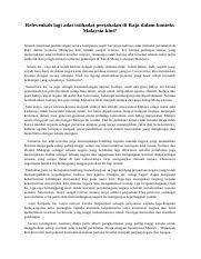 Perbarisan istiadat ini juga disertai dua pegawai kadet dari angkatan bersenjata diraja brunei dan enam pegawai kadet daripada askar timbalan setia negeri johor telah berjaya menamatkan pengajian mereka di peringkat ijazah sarjana muda di universiti pertahanan nasional malaysia. Perbincangan Kumpulan Mengenai Adat Istiadat Diraja Docx Relevenkah Lagi Adat Istihadat Pertabalan Di Raja Dalam Konteks Malaysia Kini Setelah Membuat Course Hero