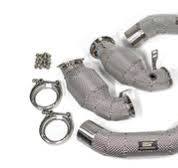 EST High Flow Catted Downpipe w/Heat Shield - BMW F90 M5 / F91 F92 F93 M8  S63