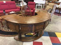 unique round desk and chair don t miss out stop by mk consignment west mk consignment desk office work unique wood round desk dining table furniture