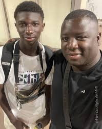 ANGE MARTIAL TIA et le manager général de AFE , M.Dia DIABATÉ 🇲🇱 A bôra  Malila 👑