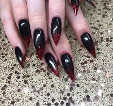 Updated 35 Stunning Red And Black Ombre Nails August 2020 You can also choose from design, french glitter ombre acrylic.