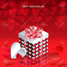 Valentine's day gifts valentine's day is all about showing your love and sharing your heart. Happy Valentines Day Valentines Day Gift Box Red Hearts Coming Stock Photo Picture And Royalty Free Image Image 121768066