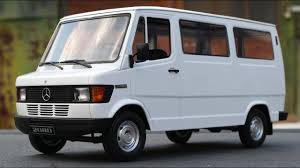 1 18 Mercedes Benz 208d Minibus 1988 Kk Scale Unboxing Youtube