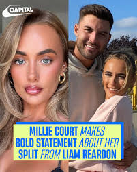 Millie and Liam's second split came as a shock to fans earlier this month  💔 Get the full story right here 👇  https://www.capitalfm.com/news/millie-court-podcast-statement-liam-reardon -split/