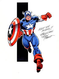 Captain America By Ron Frenz Captain America Marvel Comics Superheroes Superhero Comic
