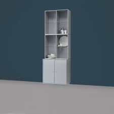 Homecho freestanding storage cabinet, bathroom slim tower cabinet, narrow tall cabinet with doors and adjustable shelves for living room, kitchen, entrance, bedroom, oak color. Montana Furniture Rise Display Cabinet With Glass Doors 09 Nordic Finnish Design Shop