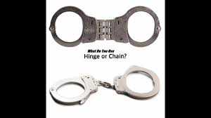 Double locking and serial numbered. What One Do You Use Chain Or Hinge Handcuffs Youtube