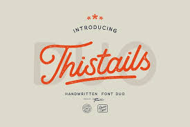 Fonts that support the french language. Thistails Font Duo 92943 Script Font Bundles
