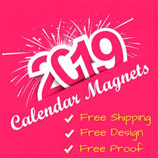 Showcase Your Brand All Year Long With 2019 Calendar Magnets Order Right Now Get Free Online Design Proof In 24 Hou Magnetic Calendar Calendar 2021 Calendar