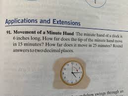 Just select your monitor size, and pective. Answered Movement Of A Minute Hand The Minute Bartleby