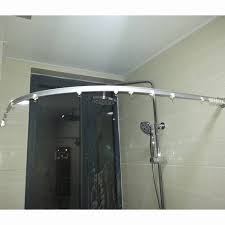 If you can have the pipes for your rod cut at the store where you purchase them, then this project is simple and. U Shaped Curved Shower Curtain Rail L Shaped Shower Curtain Rod Shower Curtain Rod Shaped Equilateral Custom Shape Curtains For Outdoor Use Curtain Holdercurtain Pole Aliexpress