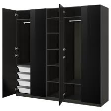 Entdecke unsere große auswahl an pax scharniertüren in vielen farben und materialien. Pax Fardal Schrankkombination Schwarzbraun Hochglanz Schwarz Ikea Deutschland