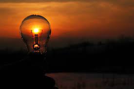 Sunset Through A Clear Light Bulb Clear Light Bulbs Light Bulb Bulb