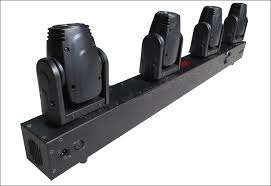 New Style Most Popular 4 10w Four Head Dj Led Moving Head Fixture Bomgoo