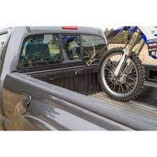 Motorcycle Tie Down Rack For Pickups Mc Bedrack V2 Discountramps Com Truck Bed Truck Bike Rack Trucks