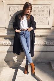 Black Ankle Boots With Blue Jeans 20 Ways To Style Your Jeans This Fall Brown Boots Outfit Fashion Trendy Winter Fashion