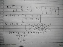 Buatlah Contoh Soal Matriks A2x3 Dan B3x3 Tentukan A Axb B Determinan B Brainly Co Id