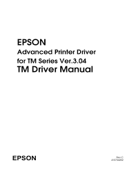 Scopri ricette, idee per la casa, consigli di stile e altre idee da provare. Epson Tm Driver Manual Advanced Printer Driver For Tm Series Ver 3 04 Manualzz