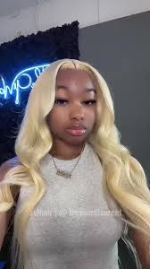 😻Obsessed With The Barbie Blonde Wavy Style On Her!!!! 💟Hair Info :22  Inch13*4 613 Blonde Straight Lace Front Human Hair Wig 🔗In My  Bio#hairstyle #humanhairwig #blondewig #blondehair #wavyhair ...