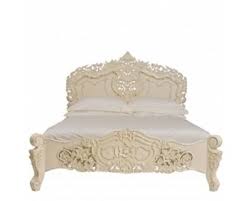 Rococo Carved Bed Ivory In 2020 French Style Bedroom Furniture Furniture French Bed