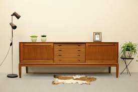 Bramin Lowboard Teak Deens Design Henry Klein Ca 1960 Serviesgoed Deens Design Borden