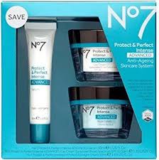 Boots No7 Protect Perfect Intense Advanced 3 Piece Skincare System Serum Day Night Cream Spf15 Review Skin Care System Skin Care Kit Skin Care