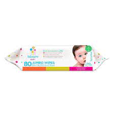 Baby Bloom By Wipes Baby Count 20 Wipes 8 X7 Thick Textured Hypoallergenic Vitamins Plant Derived With Infused Water Based Area Diaper For Formulated Skin Sensitive For