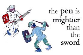 Maybe you would like to learn more about one of these? Proverb The Pen Is Mightier Than The Sword Funky English