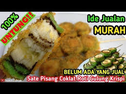 Belum Ada Yang Jual Ide Jualan Modal Kecil Sate Pisang Coklat Roti Gulung Krispi Youtube Roti Gulung Pisang Roti