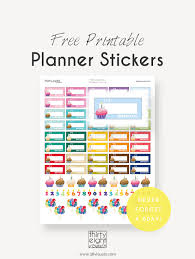 Free Printable Planner Stickers Birthday Reminders Free Printable Planner Stickers Planner Printables Free Printable Planner Stickers
