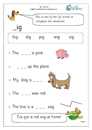 **free** cvc words sentences with pictures for short vowel a e i o u. Cvc And Rhyming Words Urbrainy Com