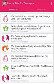 To revisit this article, visit my profile,. Beauty Tips For Teenagers For Android Apk Download