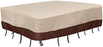 Best Seller Vailge Waterproof Patio Furniture Set Cover Lawn Patio Furniture Cover Padded Handles Patio Outdoor Table Cover Patio Outdoor Dining Rectangular In 2020 Outdoor Table Covers Patio Furniture Covers Patio Furniture