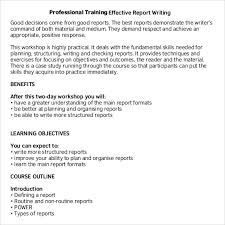 How to write a workshop report example. Free 34 Sample Report Writing Format Templates In Pdf