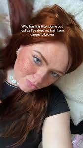 Ginger to Ash Brown Hair