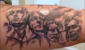 'george washington skull' by monsterplanet. Presidential Portrait Tattoos Tattoo Com