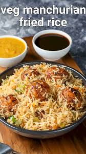 Manchurian Fried Rice Veg Manchurian Rice Recipe Fried Rice Manchurian Video Recipe Video Recipes Foood Recipes Spicy Snacks Recipes