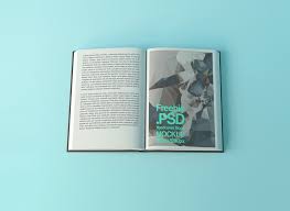 Choose a color for the book which will be applied to the spine an open portrait book mockup generator template. Close View Of Open Hardcover Book Mockup Mockup World