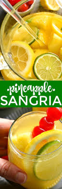 Pineapple Sangria Recipe Pineapple Sangria Recipes Food
