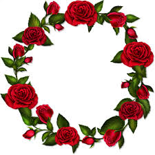Circle Roses Transparent Frame Floral Wreaths Illustration Roses Drawing Rose Tattoo Design