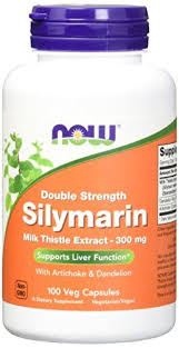 Now Silymarin 2x 300 Mg 100 Veg Capsules Now Foods Milk Thistle Extract Milk Thistle Supplements