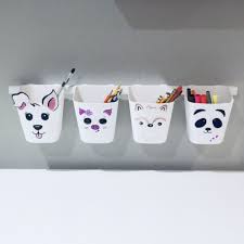 Diy Pencil Holders Custom Drawn With Sharpies Ikea Sunnersta Wallstorage Homeworkroom Diy Pencil Holder Toy Rooms Homework Room