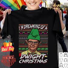 The office dwight schrute christmas sweater; Pullover Strick I Am Dreaming Of A Dwight Christmas Sweatshirt Elf Dwight Schrute Jumper Top Egresadosbottazzi Com Ar