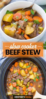 Easy Slow Cooker Beef Stew In 2020 Easy Beef Stew Stew Recipes Crockpot Beef Stew Crockpot Easy