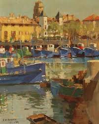 Maurice Roganeau Le Port De Saint Jean De Luz Pays Basque Saint Jean De Luz Illustrations