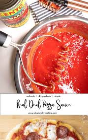 Real Deal Pizza Sauce What S Molly Cooking Recipe In 2020 Pizza Sauce Italian Recipes Easy Italian Recipes